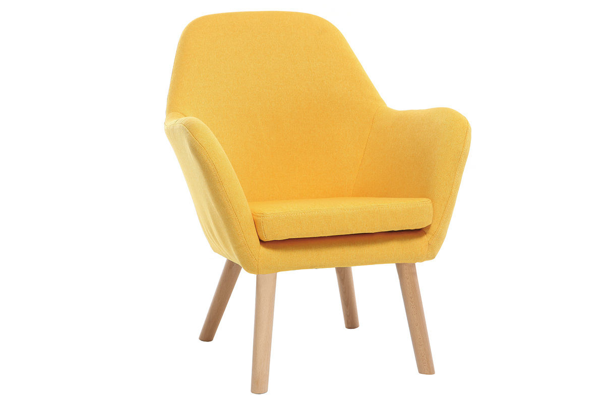 Poltrona bambino design giallo BABY MIRA