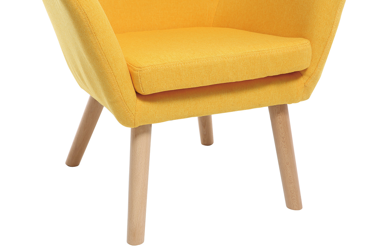 Poltrona bambino design giallo BABY MIRA