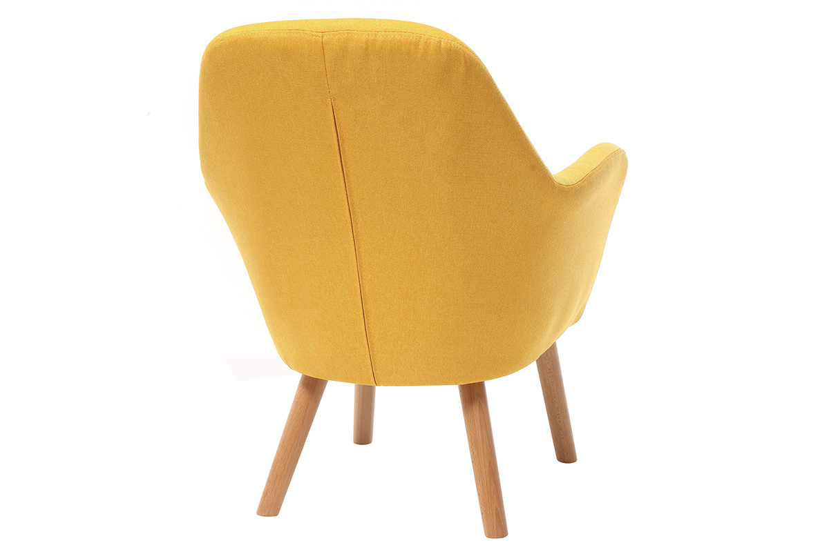 Poltrona bambino design giallo BABY MIRA