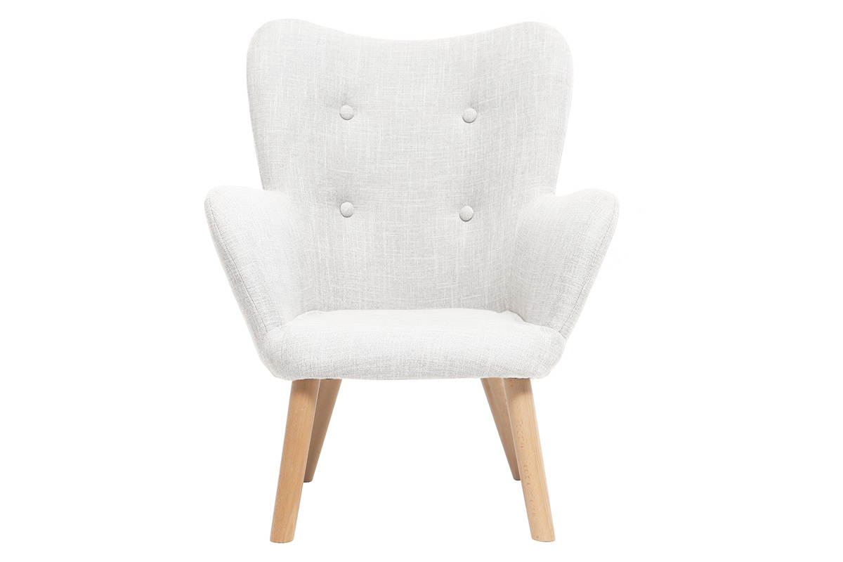 Poltrona bambino design grigio ghiaccio BABY BRISTOL