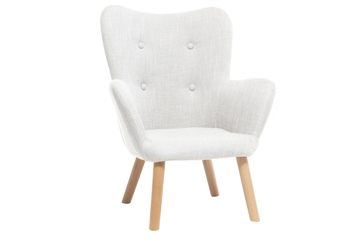 Poltrona bambino design grigio ghiaccio BABY BRISTOL