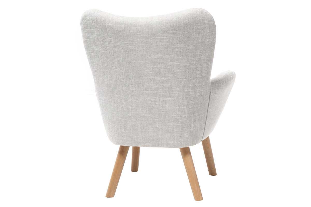 Poltrona bambino design grigio ghiaccio BABY BRISTOL