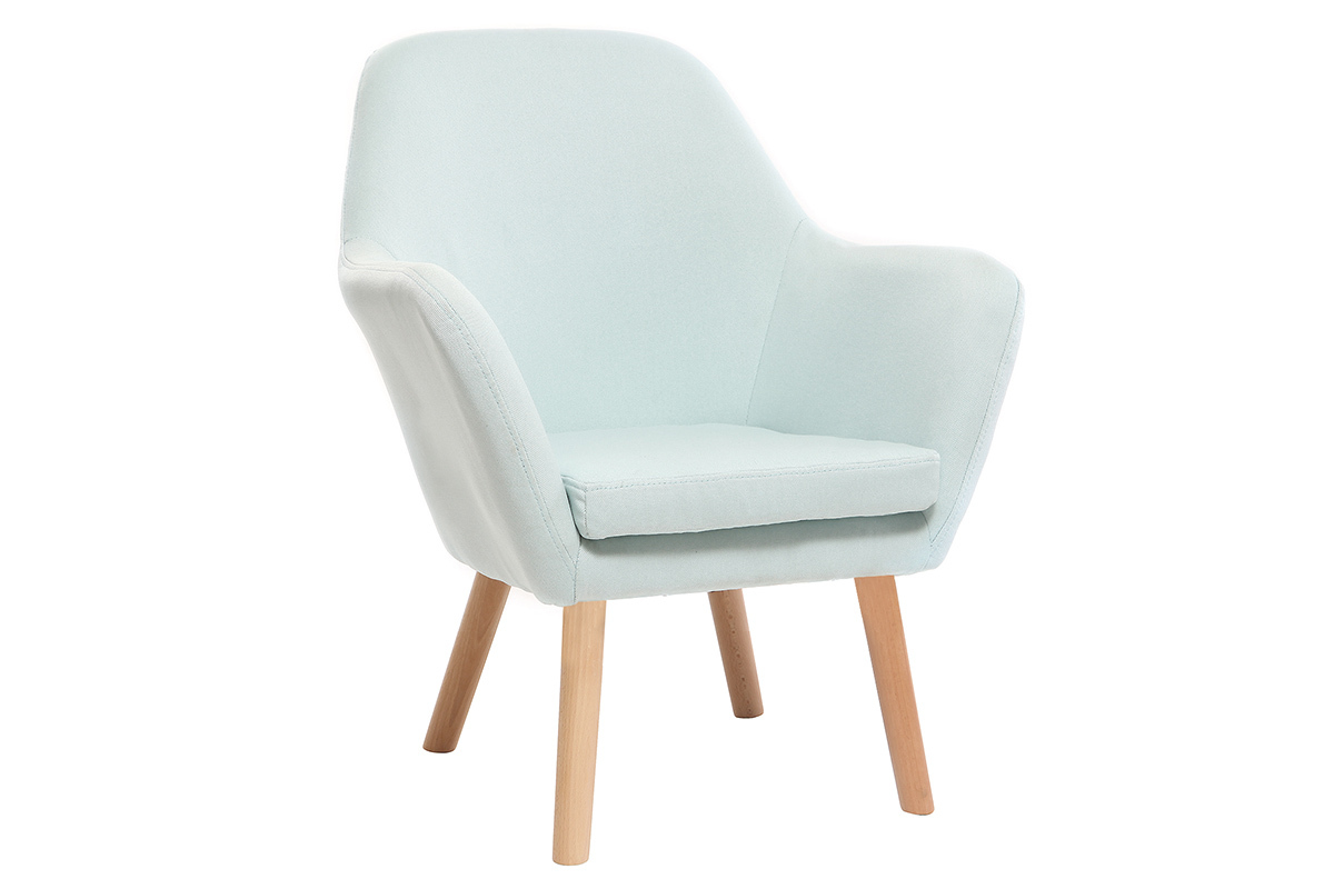 Poltrona bambino design verde acqua BABY MIRA