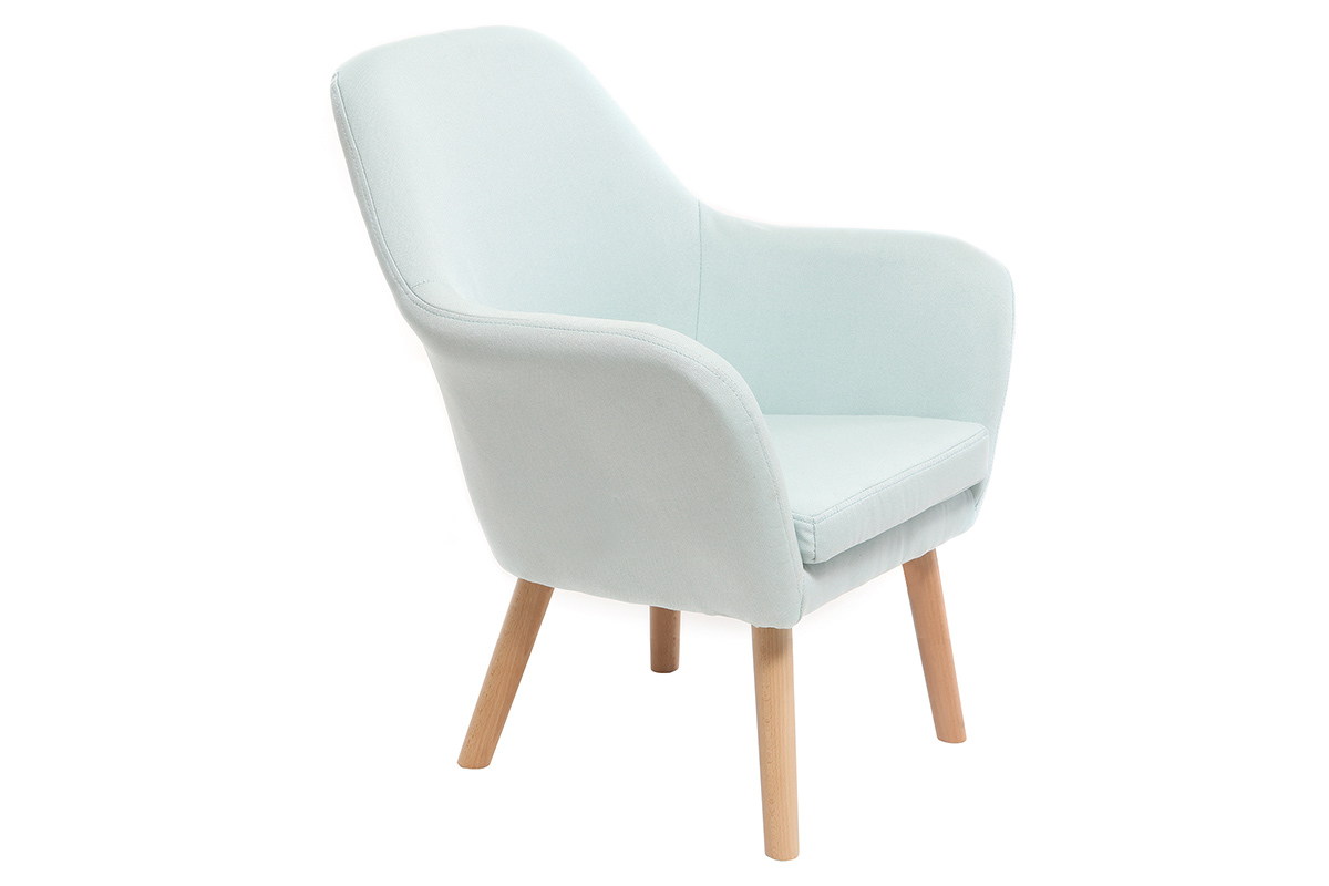Poltrona bambino design verde acqua BABY MIRA