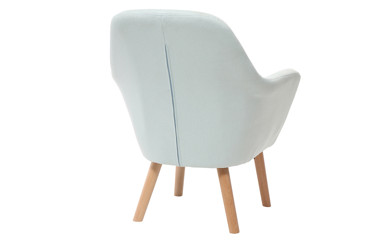 Poltrona bambino design verde acqua BABY MIRA