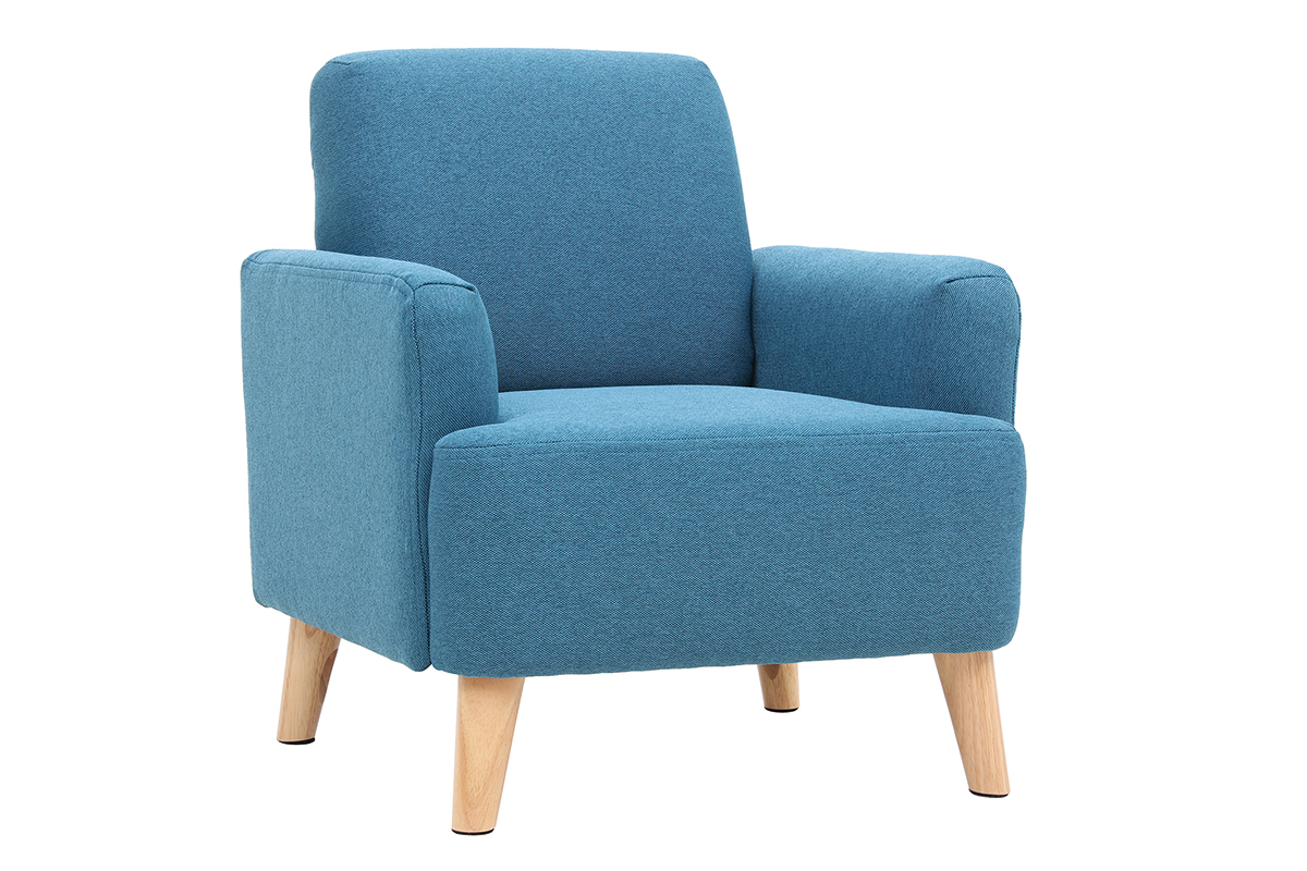 Poltrona bambino scandinavo blu petrolio BABY ISKO