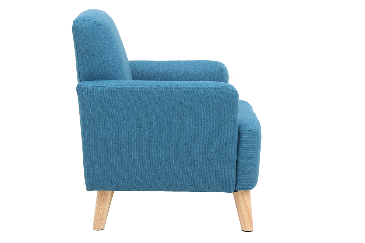 Poltrona bambino scandinavo blu petrolio BABY ISKO
