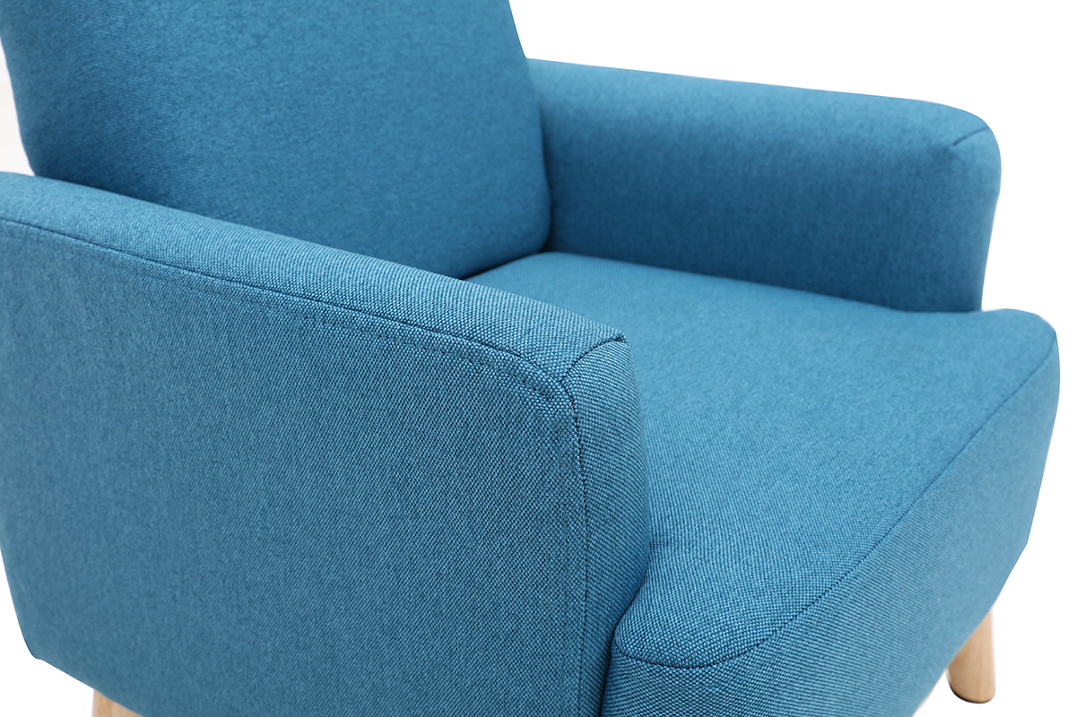 Poltrona bambino scandinavo blu petrolio BABY ISKO