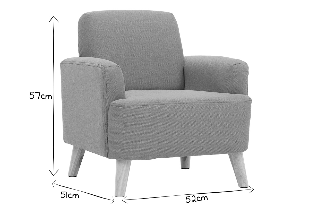 Poltrona bambino scandinavo blu petrolio BABY ISKO