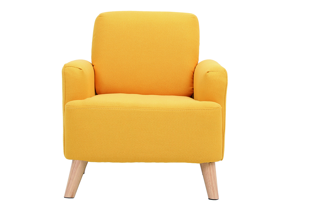 Poltrona bambino scandinavo giallo BABY ISKO