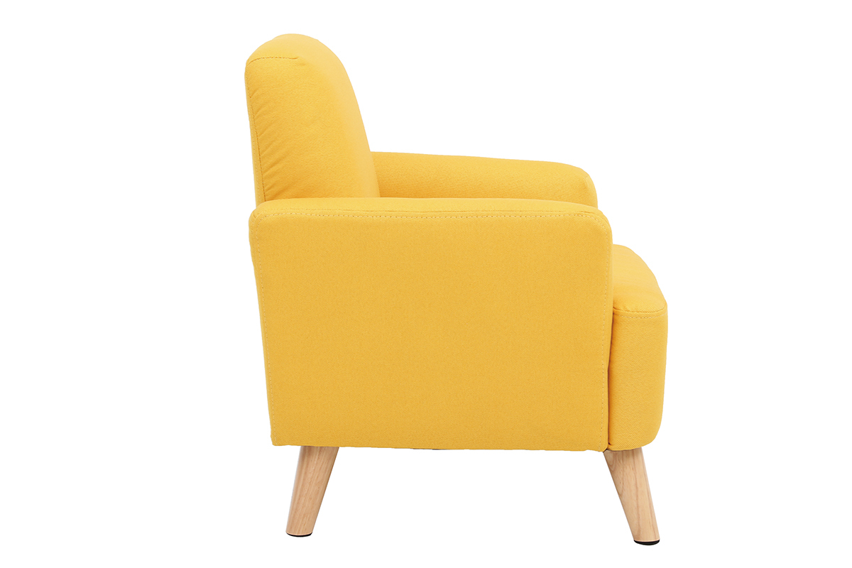 Poltrona bambino scandinavo giallo BABY ISKO
