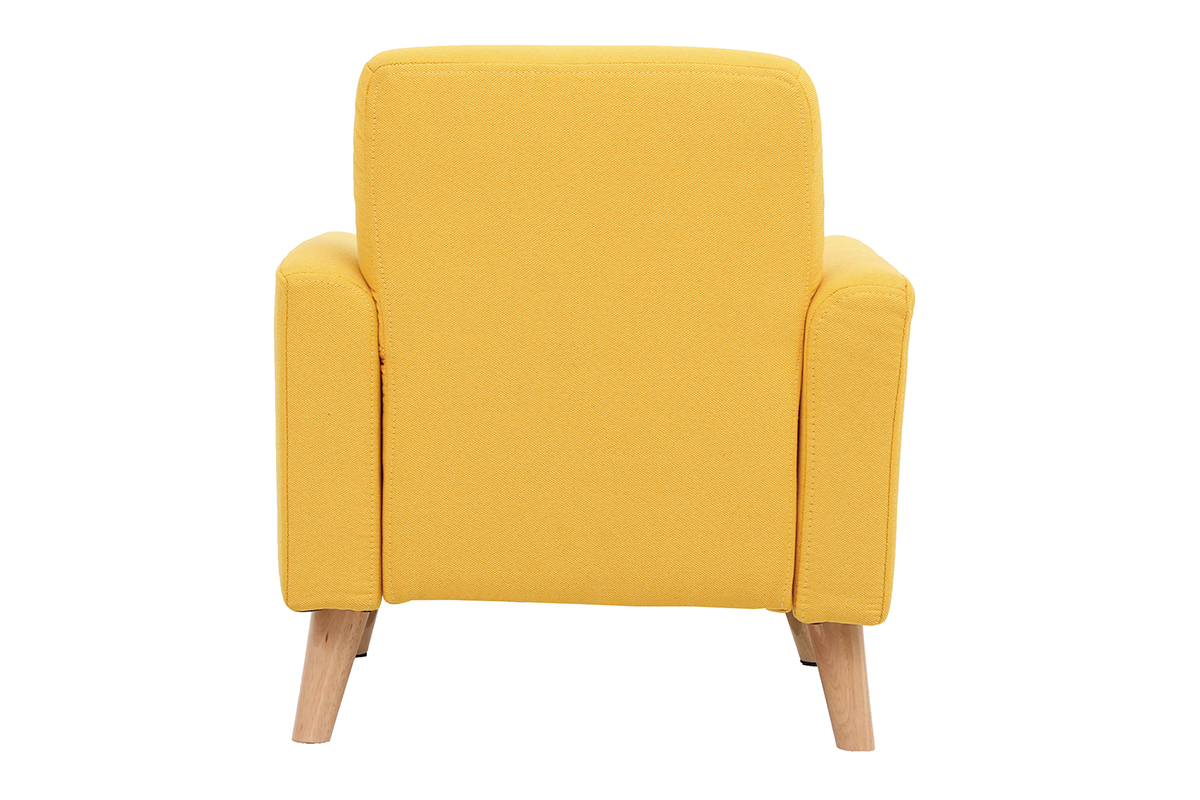Poltrona bambino scandinavo giallo BABY ISKO