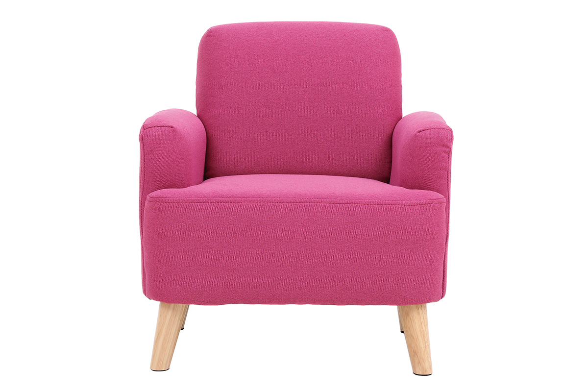 Poltrona bambino scandinavo rosa BABY ISKO