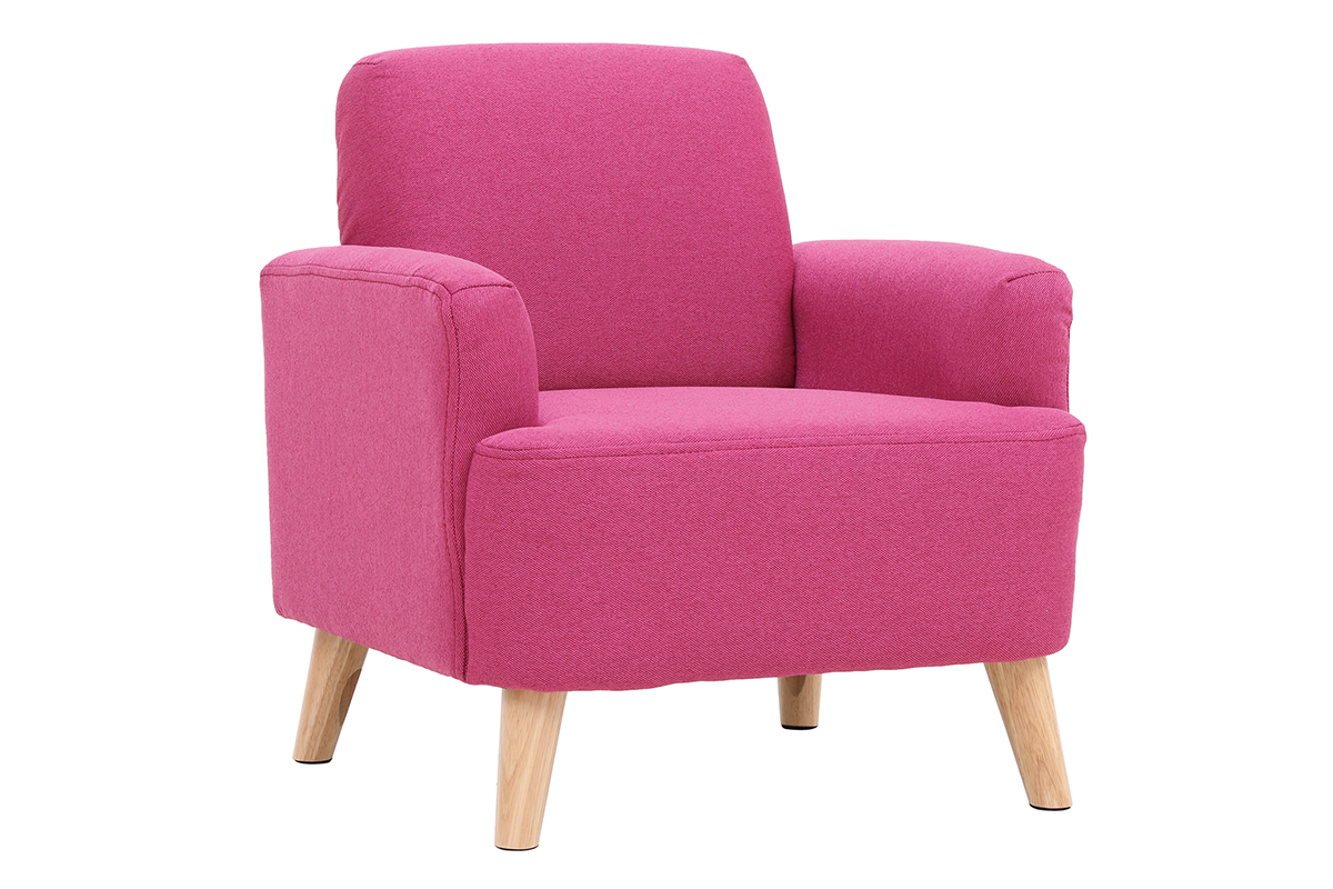 Poltrona bambino scandinavo rosa BABY ISKO