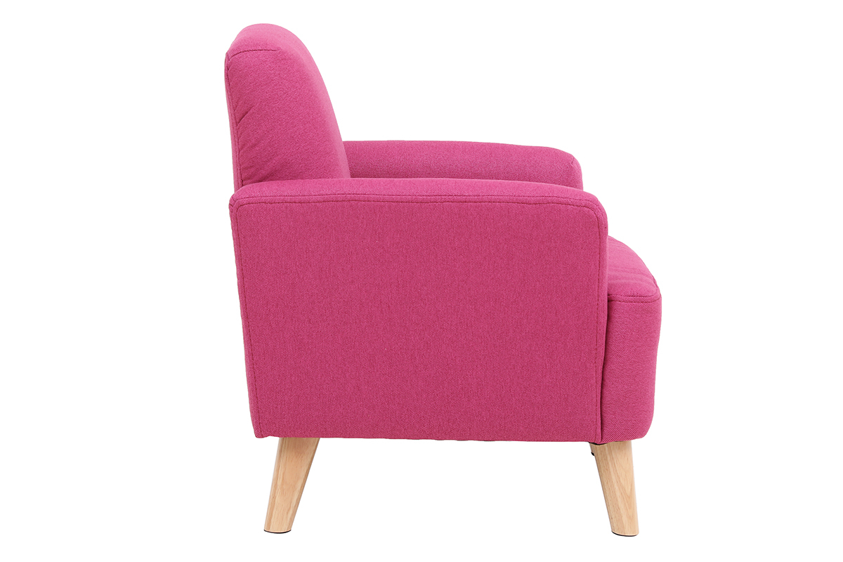 Poltrona bambino scandinavo rosa BABY ISKO