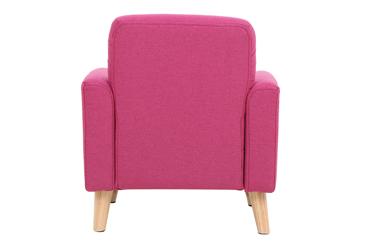 Poltrona bambino scandinavo rosa BABY ISKO
