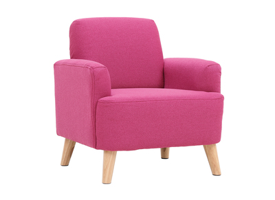 Poltrona bambino scandinavo rosa BABY ISKO - Poltrona bambino scandinavo rosa BABY ISKO