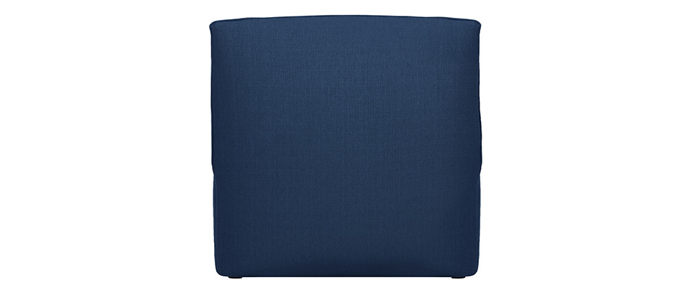 Poltrona bassa senza braccioli design in tessuto Blu scuro MODULO