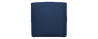 Poltrona bassa senza braccioli design in tessuto Blu scuro MODULO