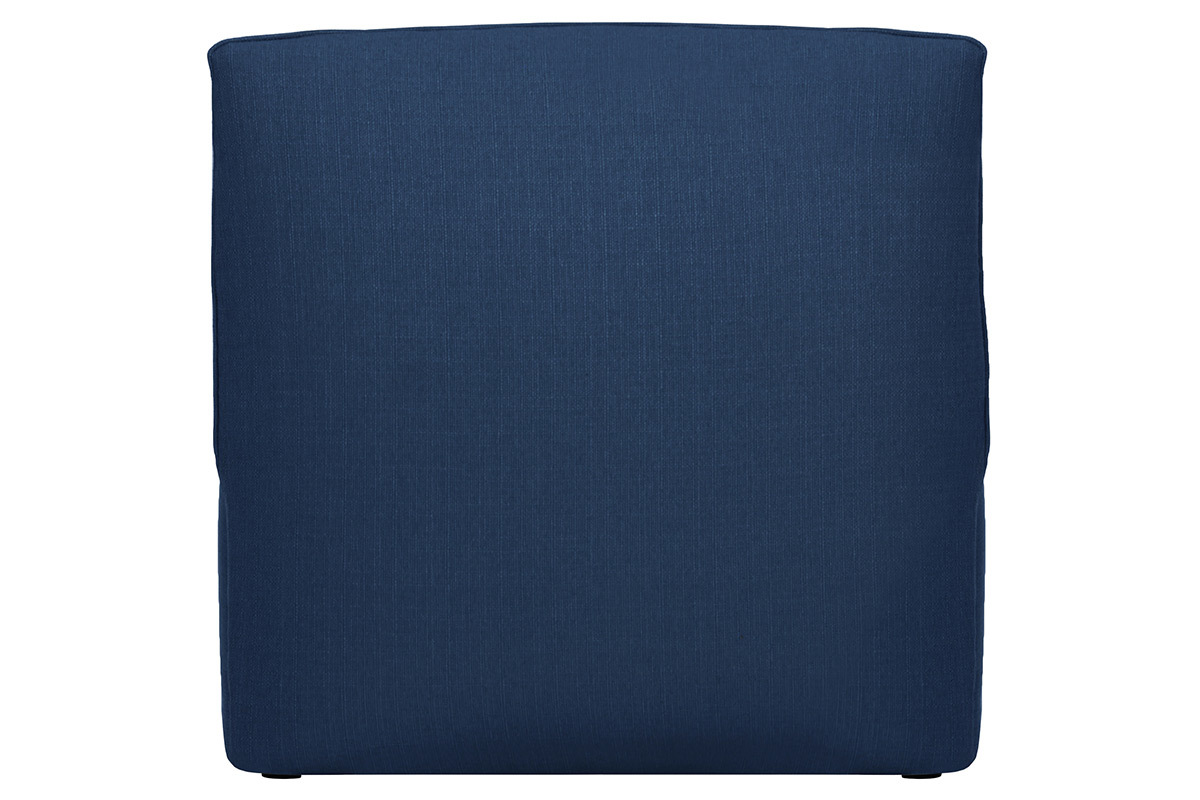 Poltrona bassa senza braccioli design in tessuto Blu scuro MODULO