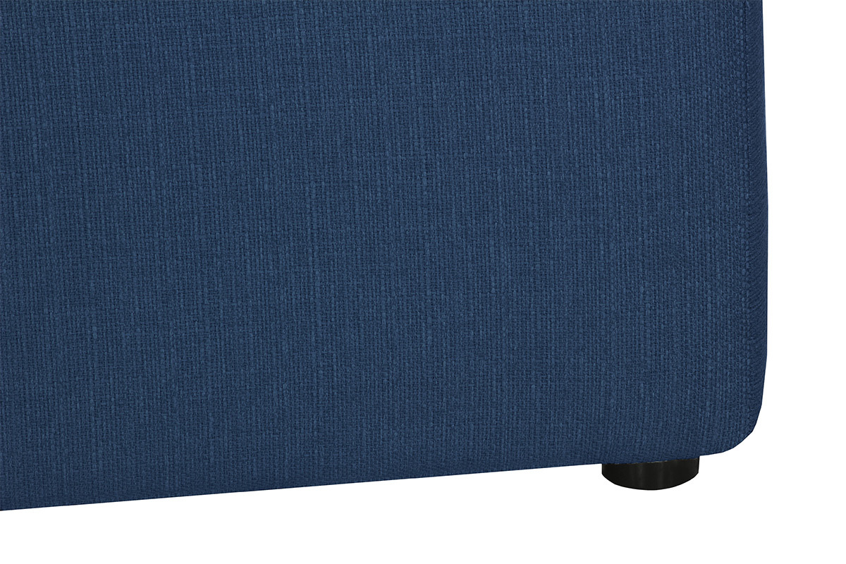 Poltrona bassa senza braccioli design in tessuto Blu scuro MODULO