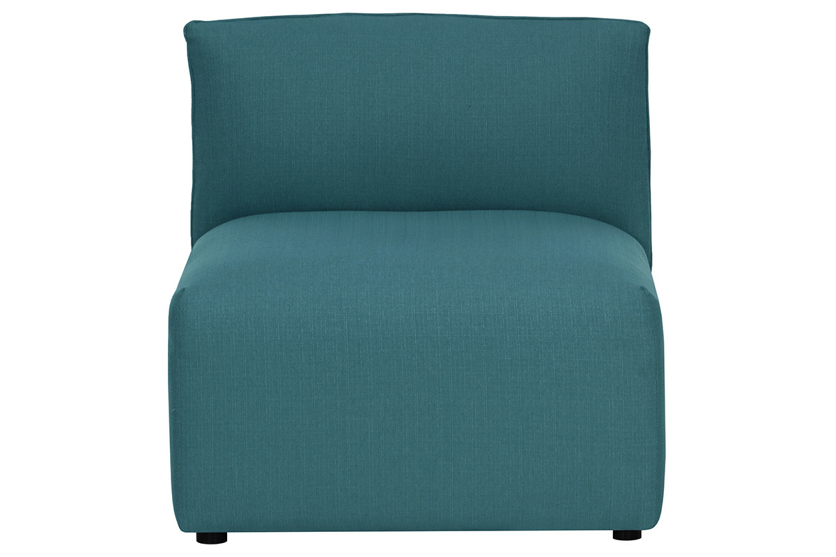 Poltrona bassa senza braccioli design in tessuto foglia di t� MODULO