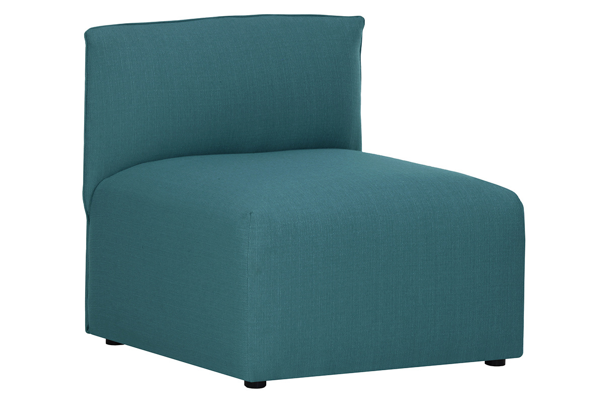 Poltrona bassa senza braccioli design in tessuto foglia di t� MODULO