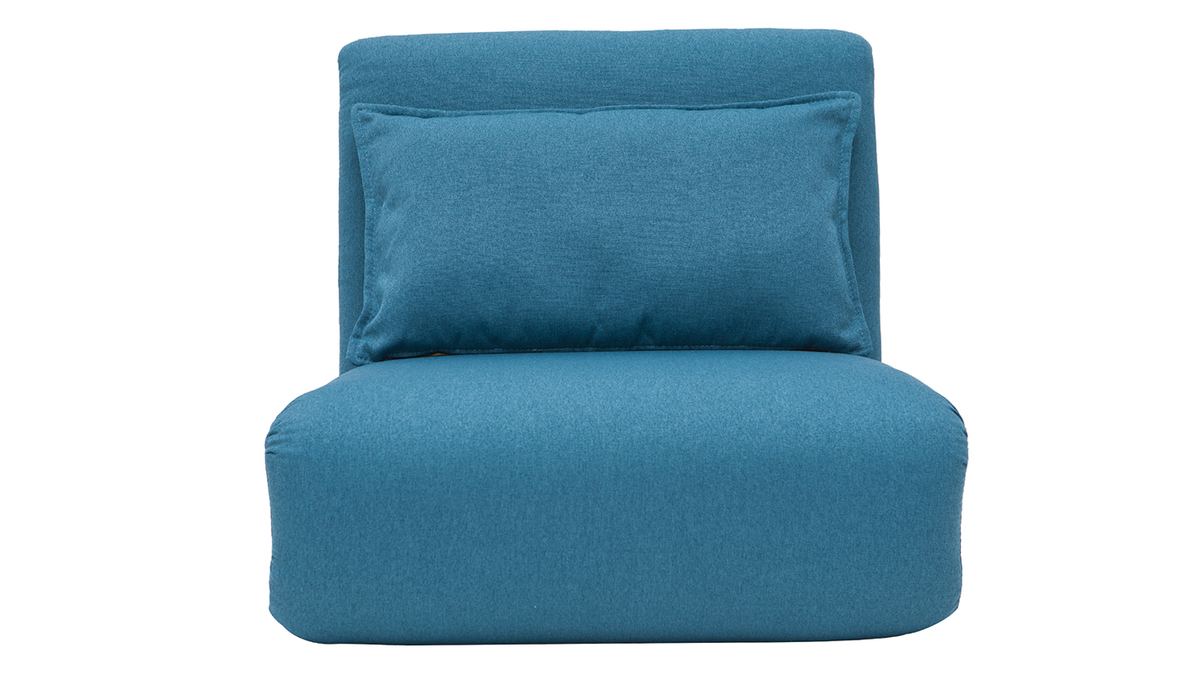 Poltrona convertibile design blu anatra SLEEPER