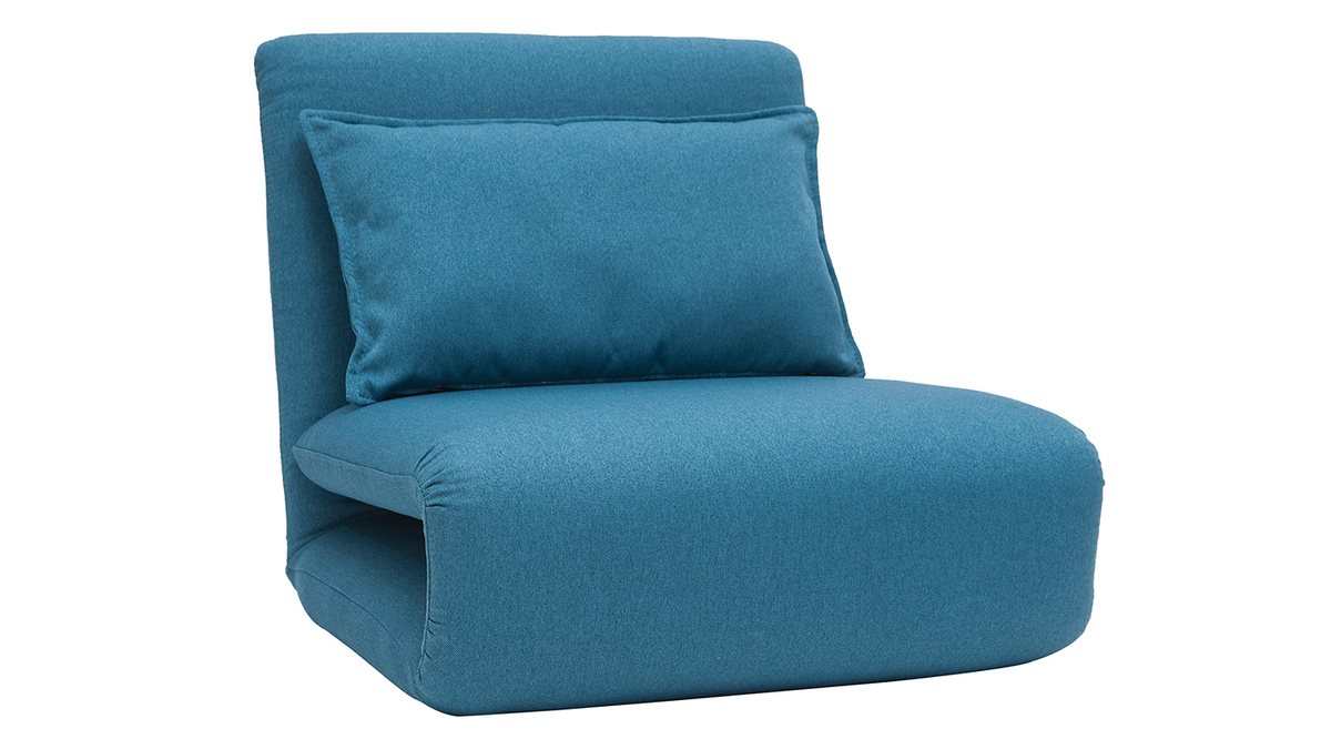 Poltrona convertibile design blu anatra SLEEPER