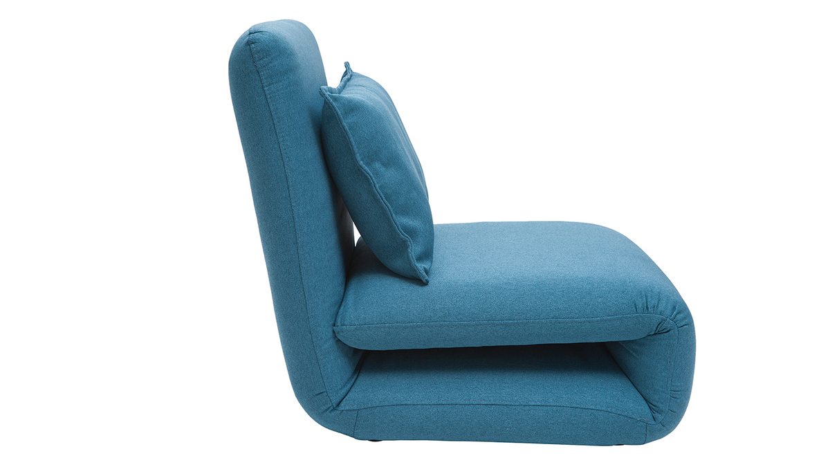 Poltrona convertibile design blu anatra SLEEPER