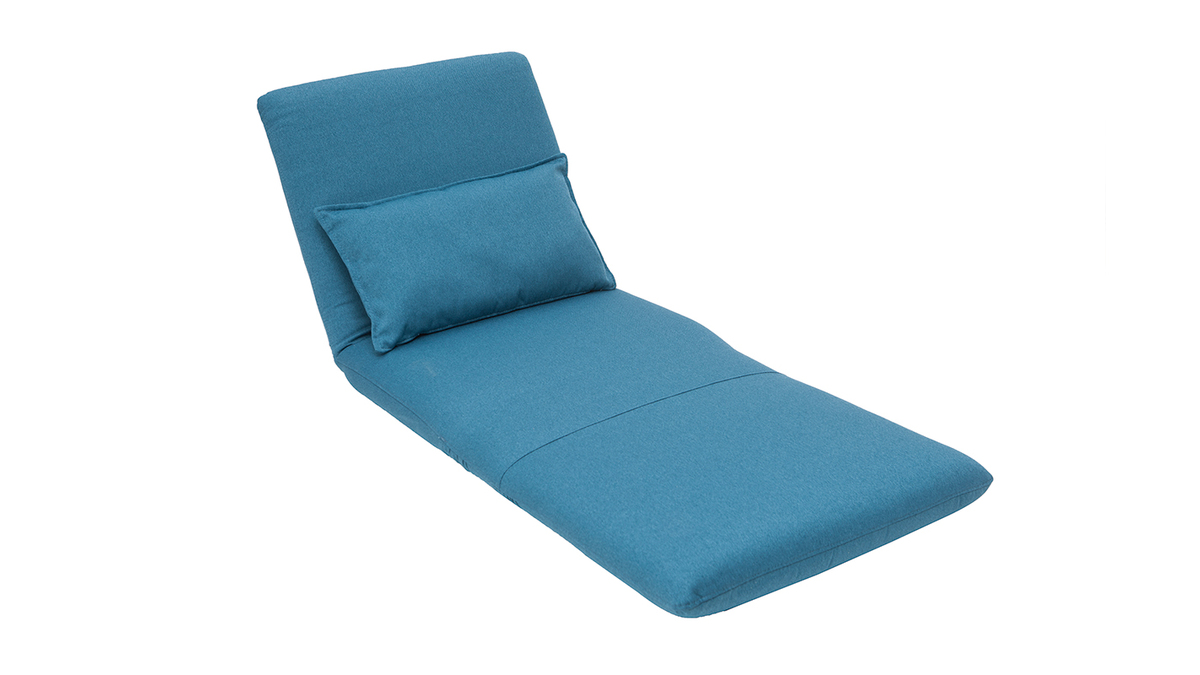 Poltrona convertibile design blu anatra SLEEPER