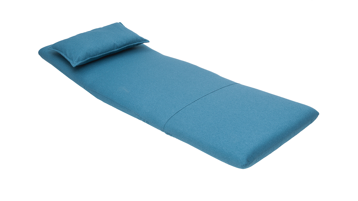 Poltrona convertibile design blu anatra SLEEPER