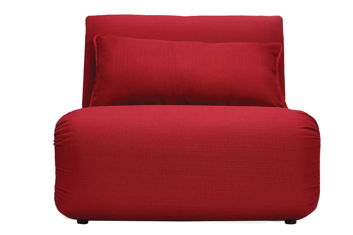 Poltrona convertibile design bordeaux scuro SLEEPER
