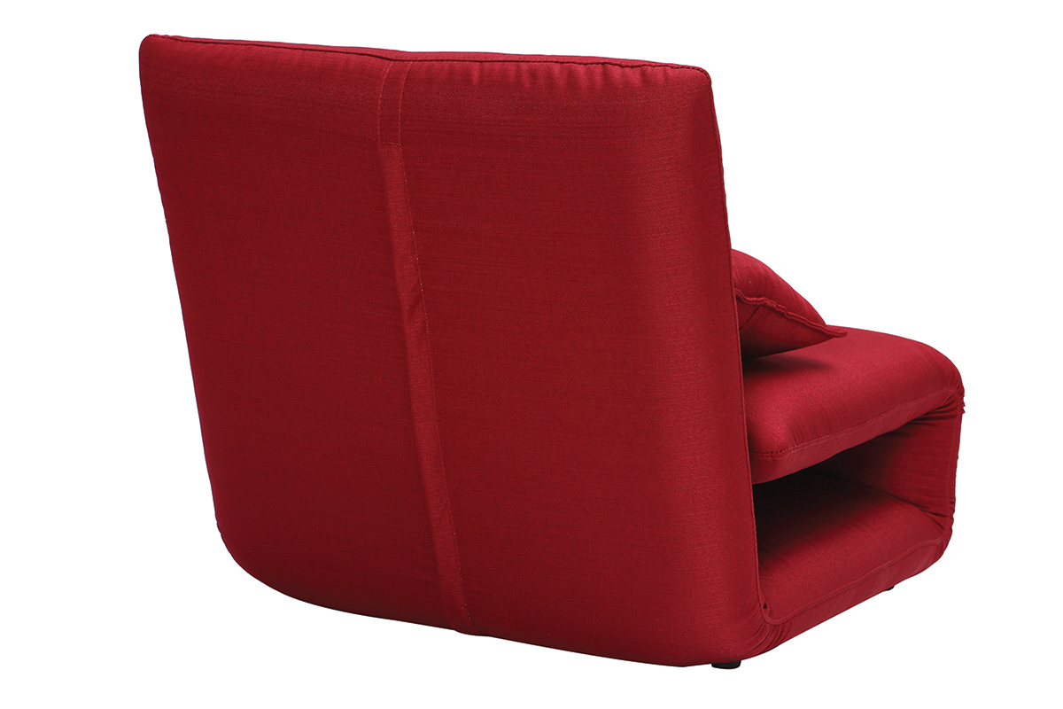 Poltrona convertibile design bordeaux scuro SLEEPER