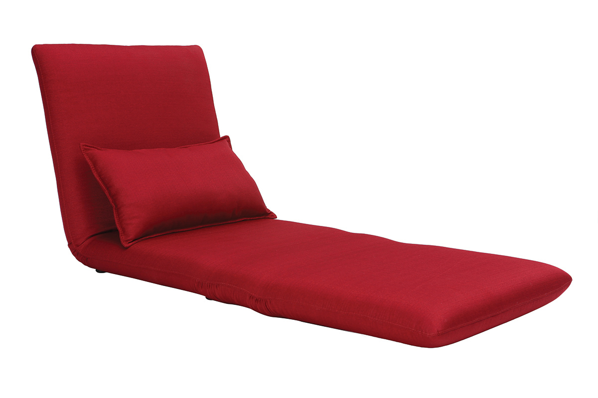 Poltrona convertibile design bordeaux scuro SLEEPER
