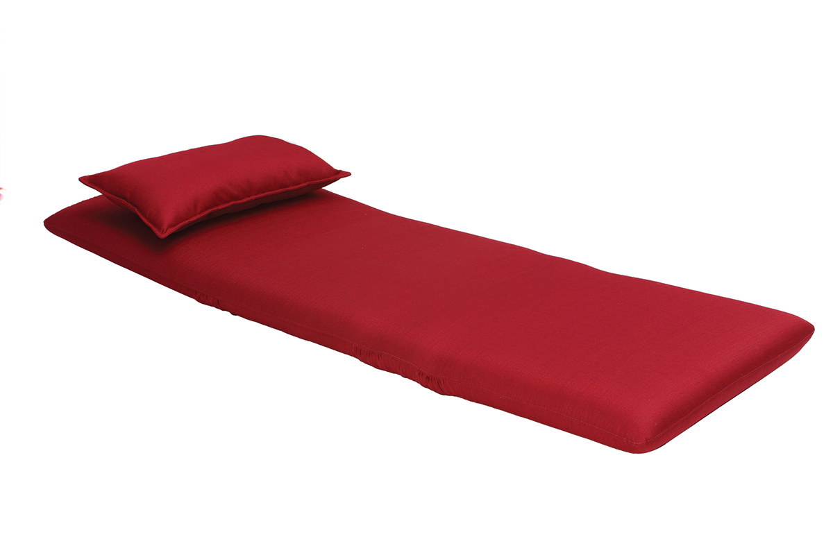 Poltrona convertibile design bordeaux scuro SLEEPER