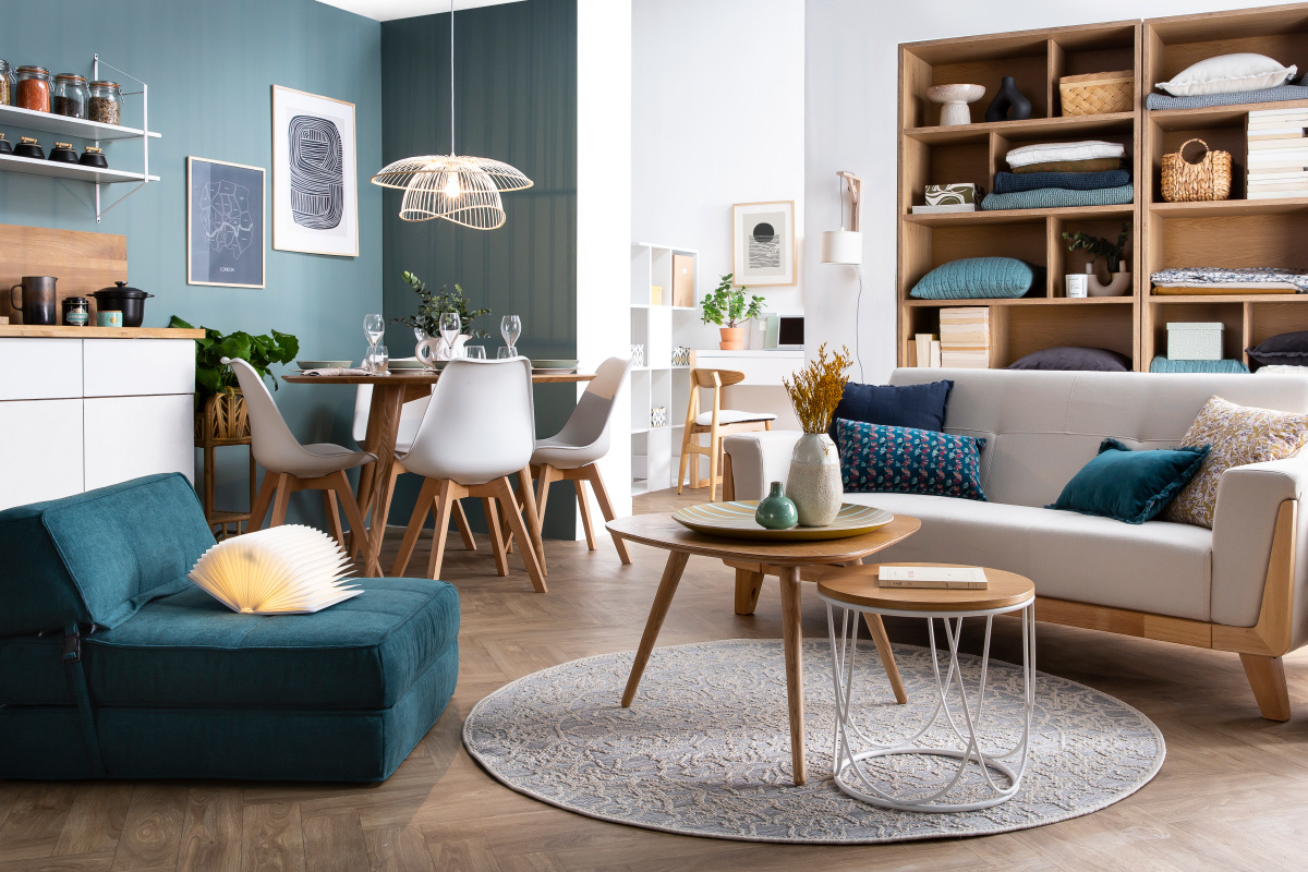 Poltrona convertibile design effetto velluto grigio scuro KATY