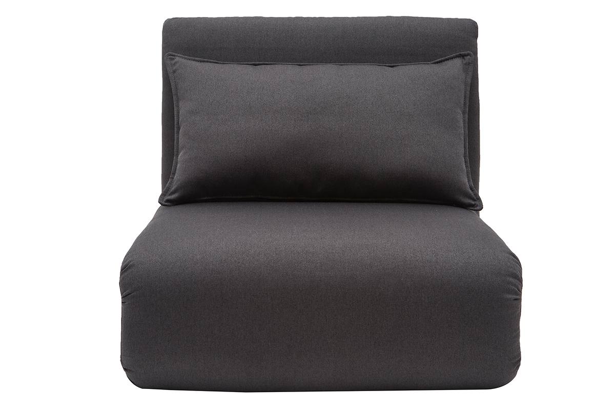Poltrona convertibile design grigio scuro SLEEPER