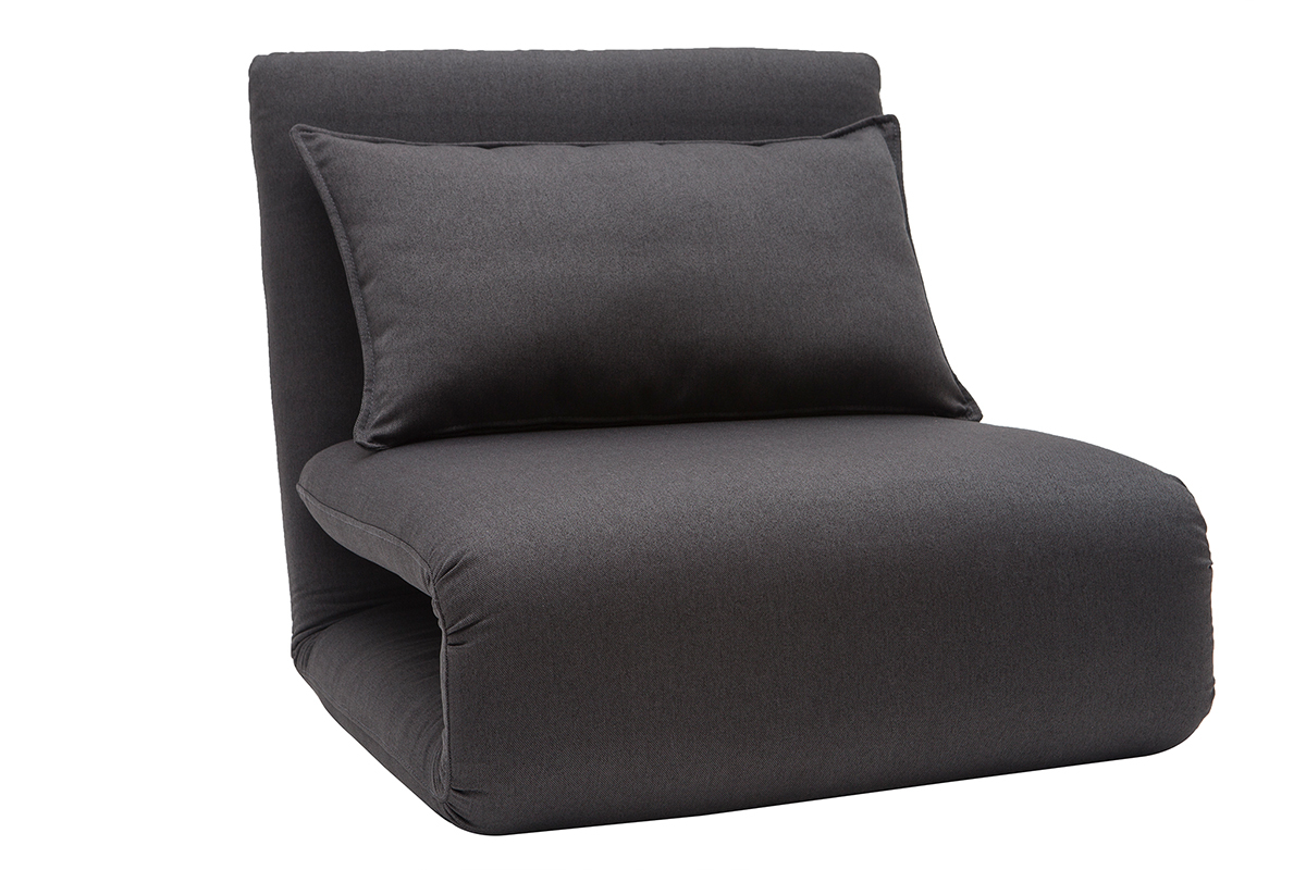 Poltrona convertibile design grigio scuro SLEEPER