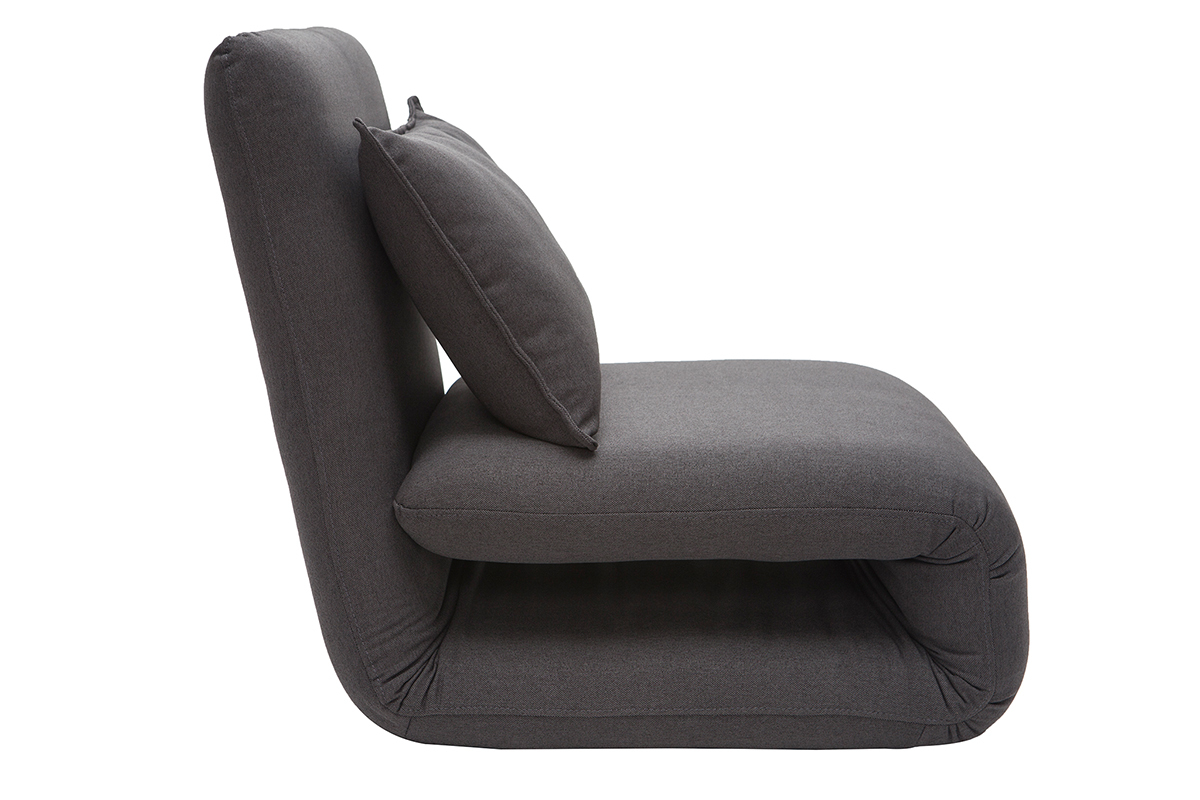 Poltrona convertibile design grigio scuro SLEEPER