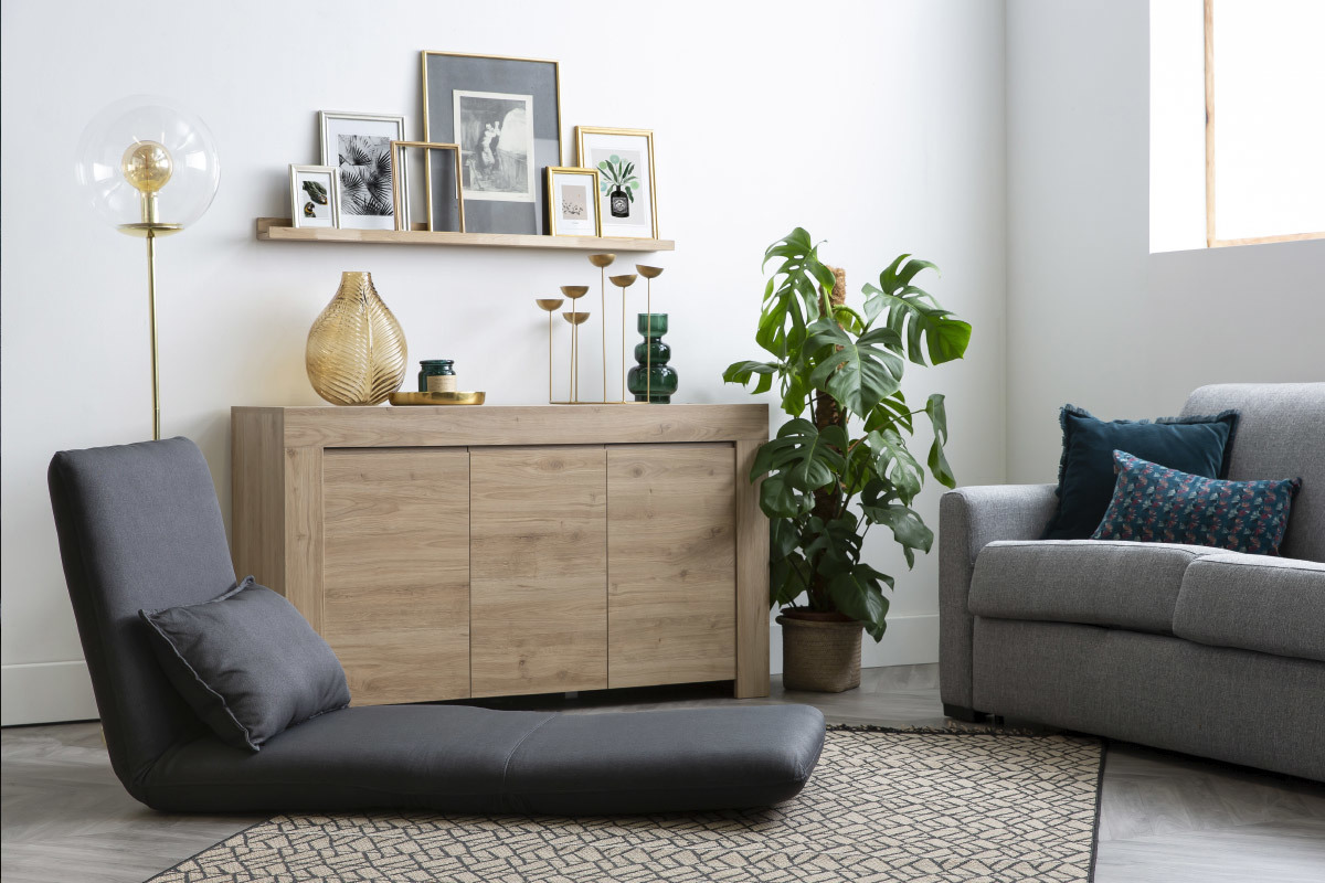 Poltrona convertibile design grigio scuro SLEEPER