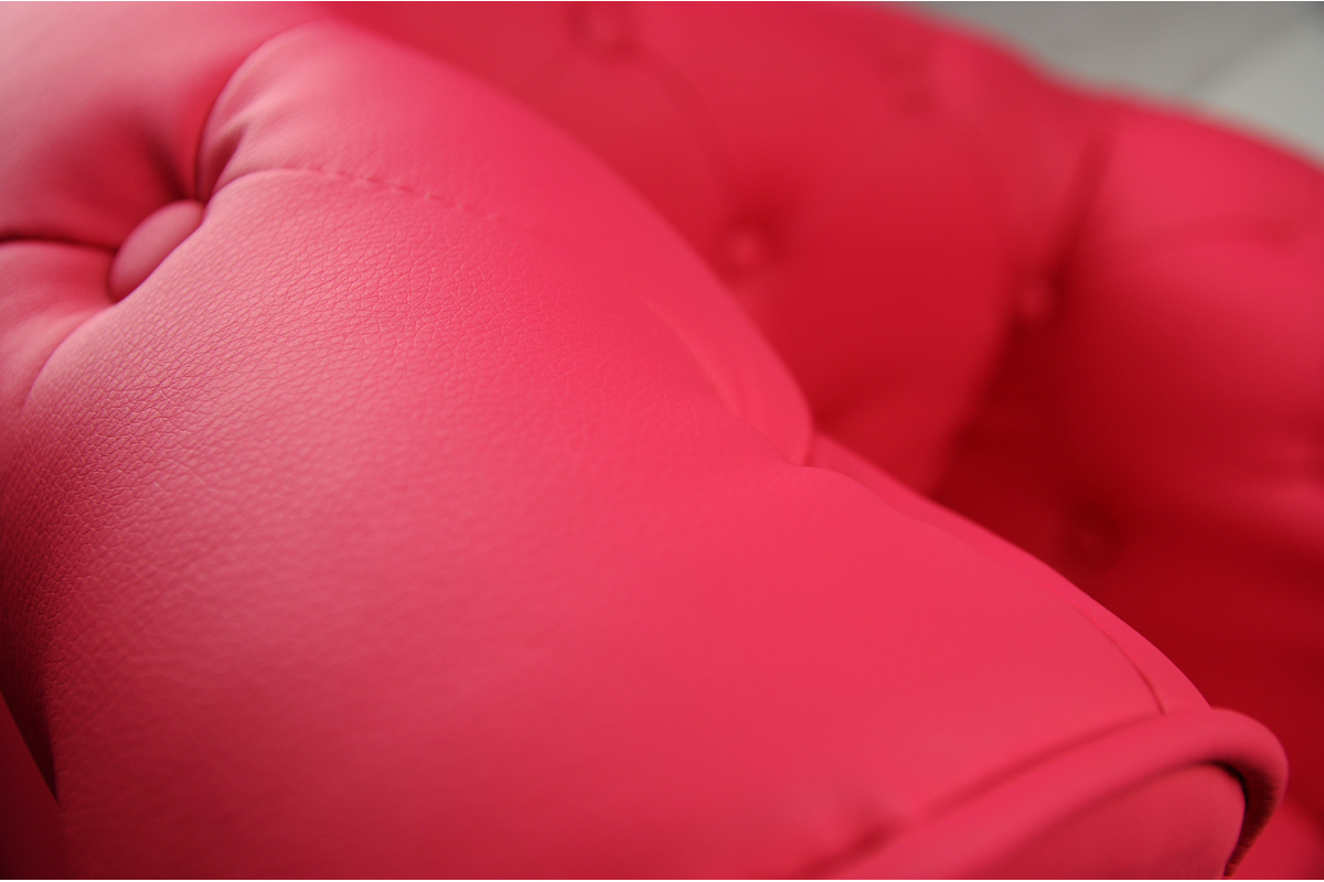 Poltrona da bambino BABY CHESTERFIELD lampone