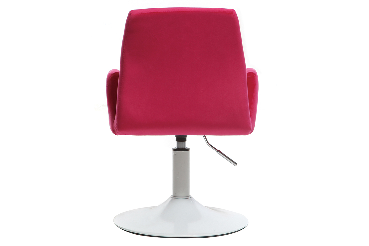 Poltrona da bambino design girevole tessuto rosa SOLLY