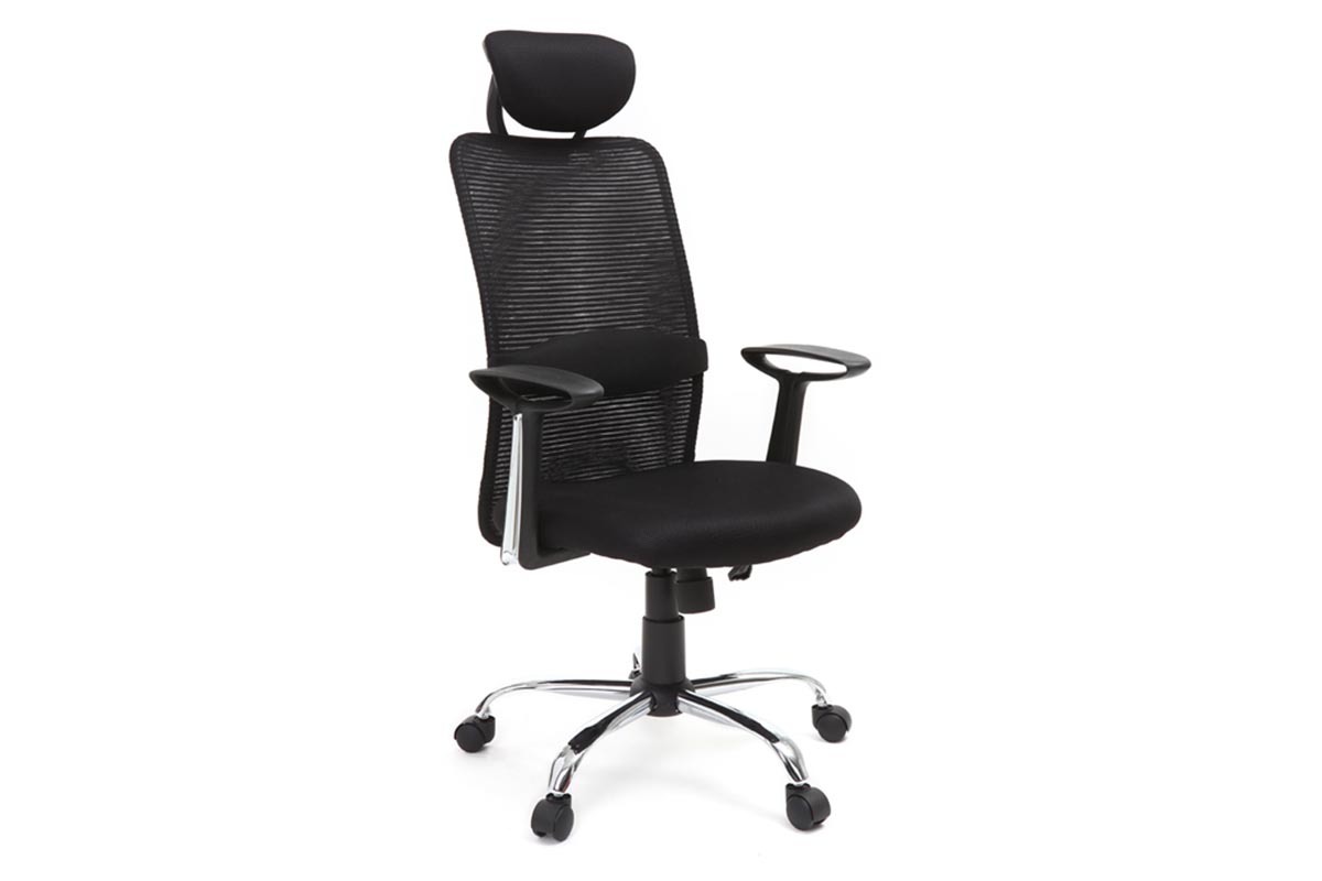 Poltrona da uffcio design nero ADAPT