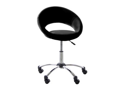 Poltrona da ufficio a rotelle design color nero PINTO