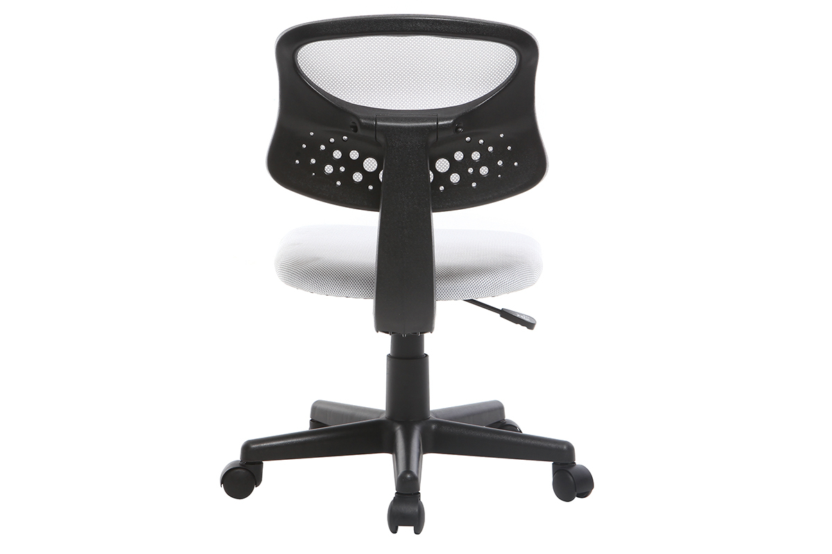 Poltrona da ufficio design bambino mesh bianco MEL
