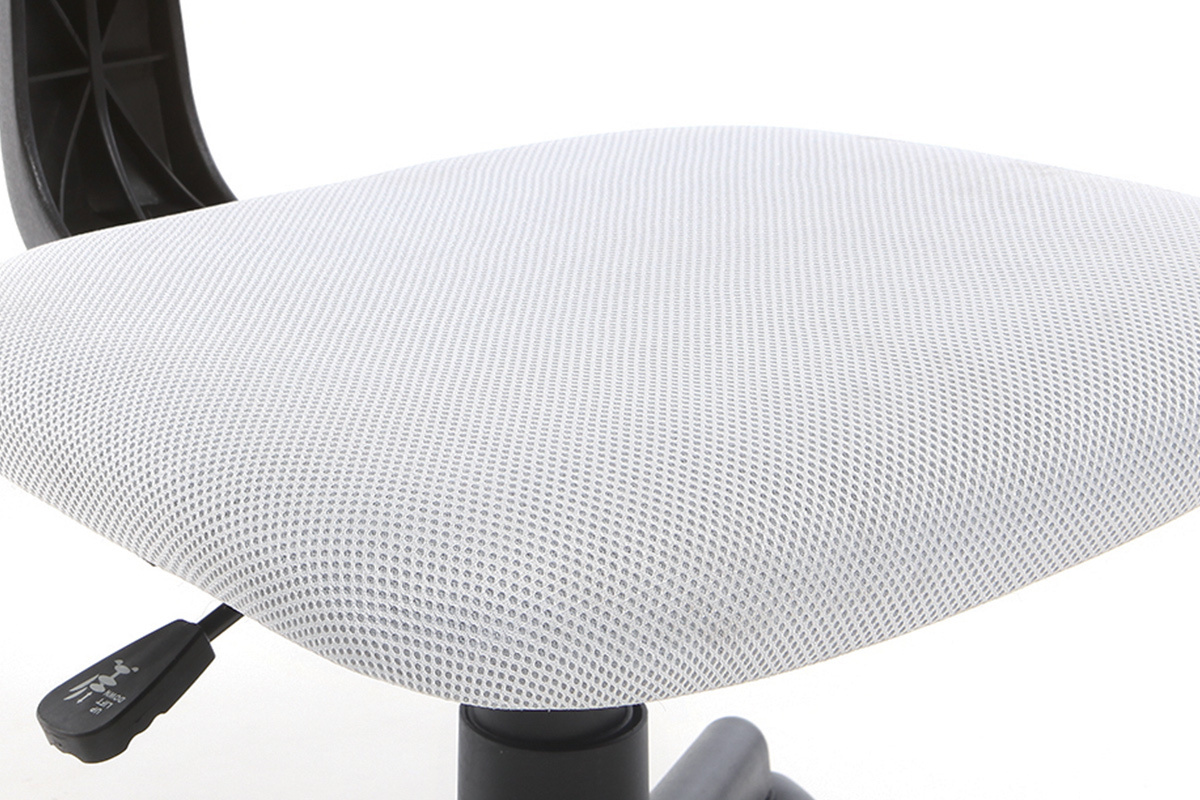 Poltrona da ufficio design bambino mesh bianco MEL