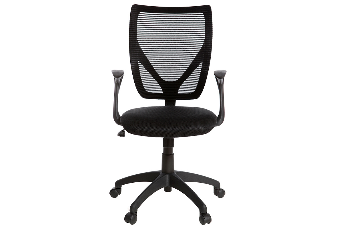 Poltrona da ufficio design colore nero PAOLO
