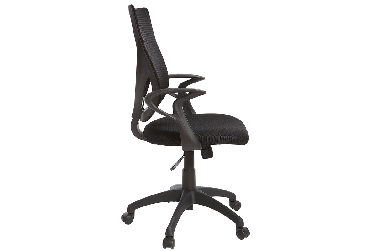 Poltrona da ufficio design colore nero PAOLO