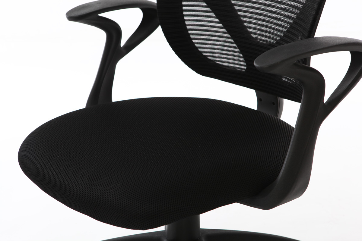 Poltrona da ufficio design colore nero PAOLO